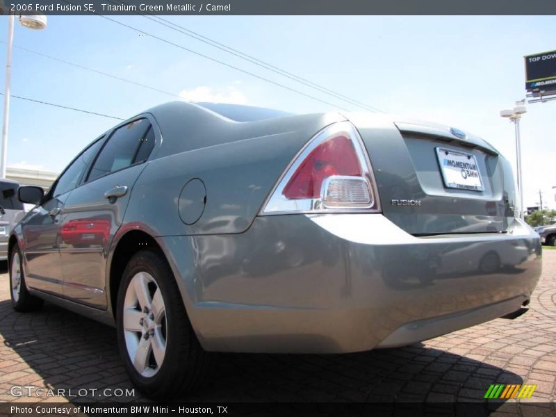 Titanium Green Metallic / Camel 2006 Ford Fusion SE