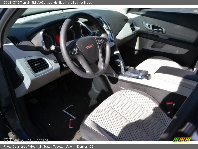 Atlantis Blue Metallic / Jet Black 2013 GMC Terrain SLE AWD