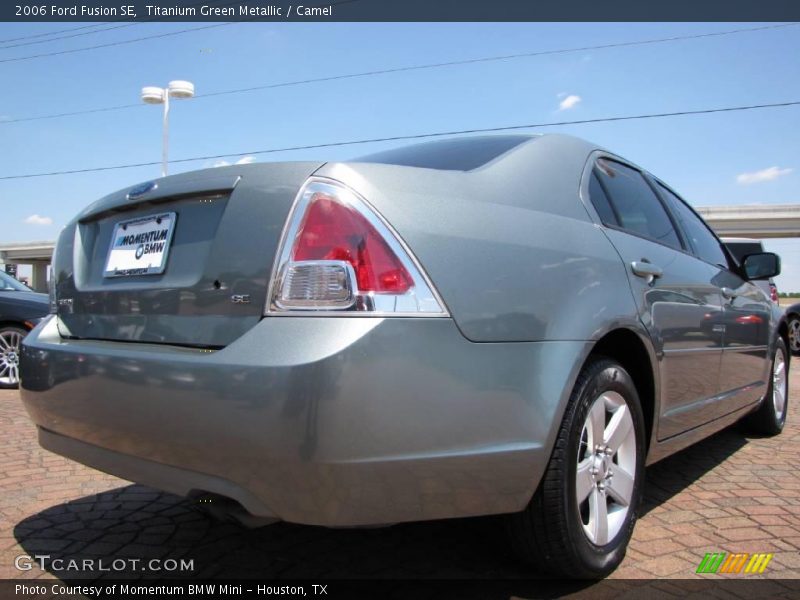 Titanium Green Metallic / Camel 2006 Ford Fusion SE