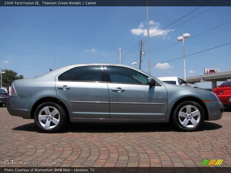 Titanium Green Metallic / Camel 2006 Ford Fusion SE