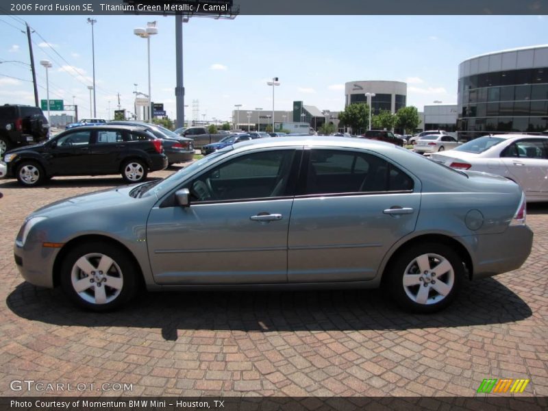 Titanium Green Metallic / Camel 2006 Ford Fusion SE