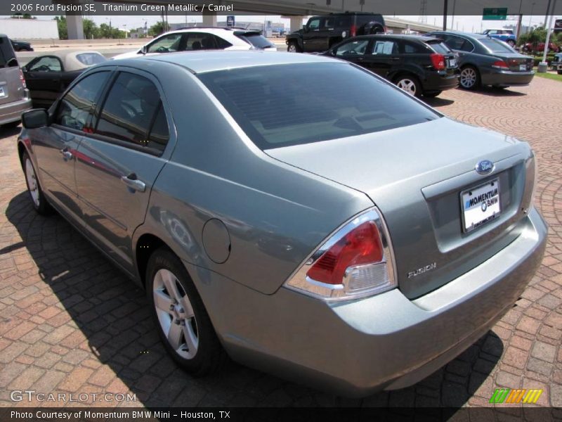 Titanium Green Metallic / Camel 2006 Ford Fusion SE