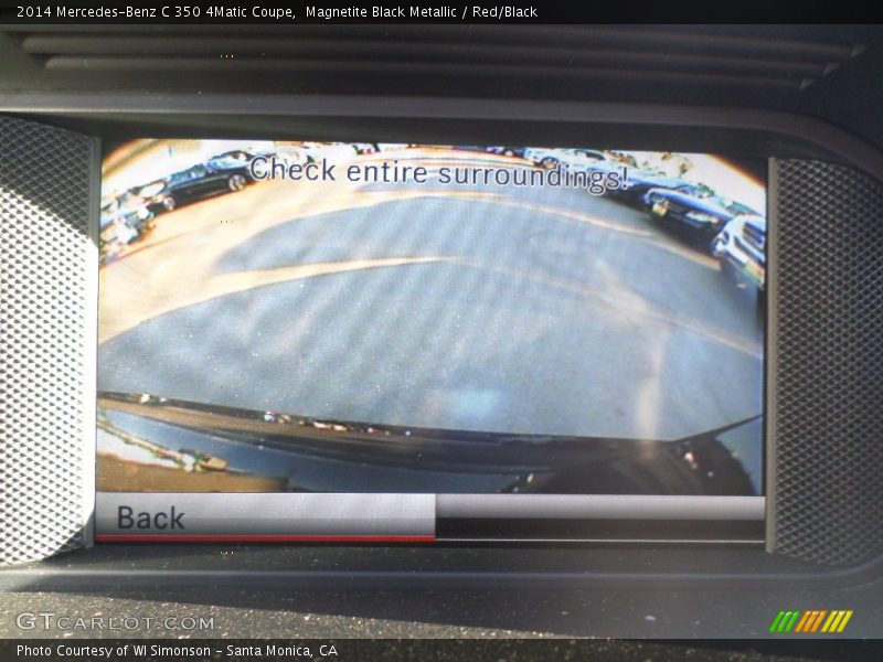 Magnetite Black Metallic / Red/Black 2014 Mercedes-Benz C 350 4Matic Coupe