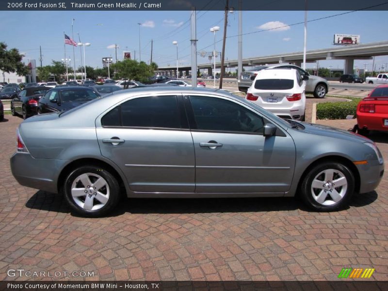Titanium Green Metallic / Camel 2006 Ford Fusion SE