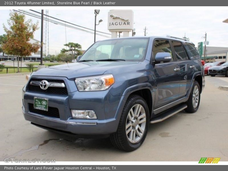 Shoreline Blue Pearl / Black Leather 2012 Toyota 4Runner Limited