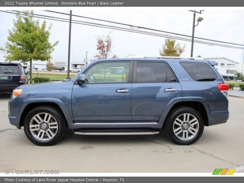 Shoreline Blue Pearl / Black Leather 2012 Toyota 4Runner Limited