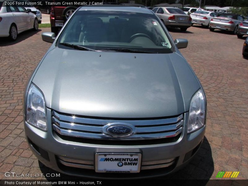 Titanium Green Metallic / Camel 2006 Ford Fusion SE