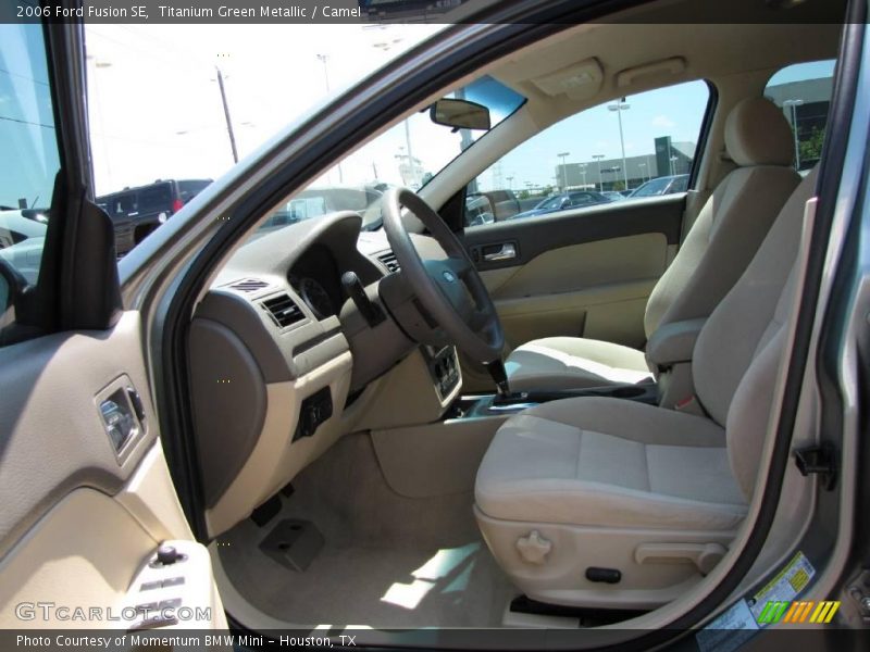 Titanium Green Metallic / Camel 2006 Ford Fusion SE