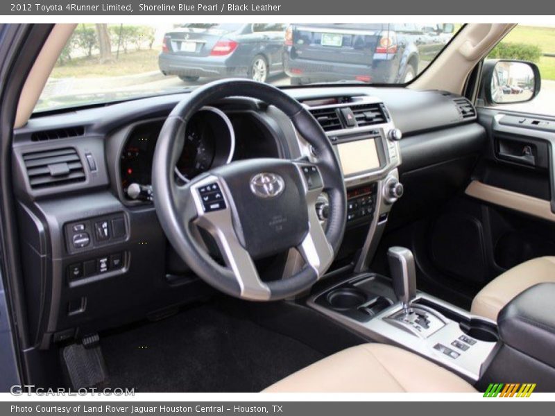 Shoreline Blue Pearl / Black Leather 2012 Toyota 4Runner Limited