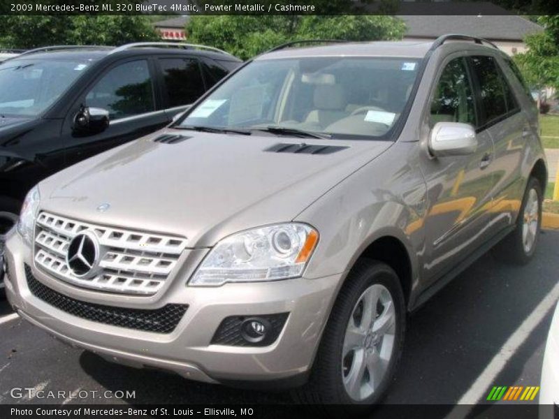 Pewter Metallic / Cashmere 2009 Mercedes-Benz ML 320 BlueTec 4Matic