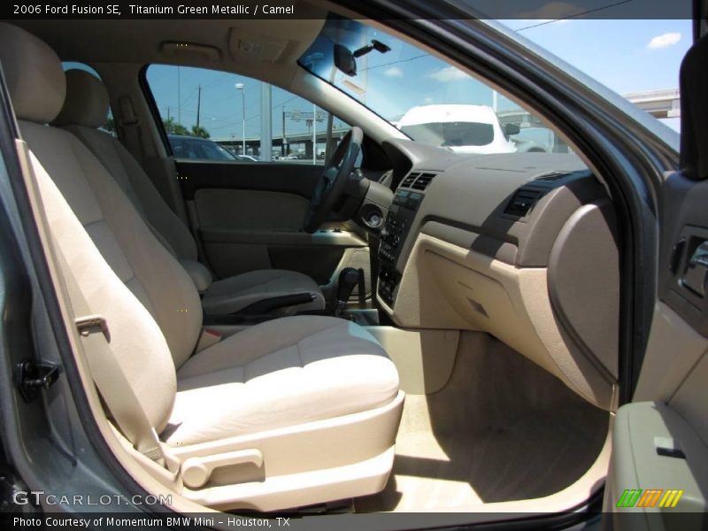 Titanium Green Metallic / Camel 2006 Ford Fusion SE
