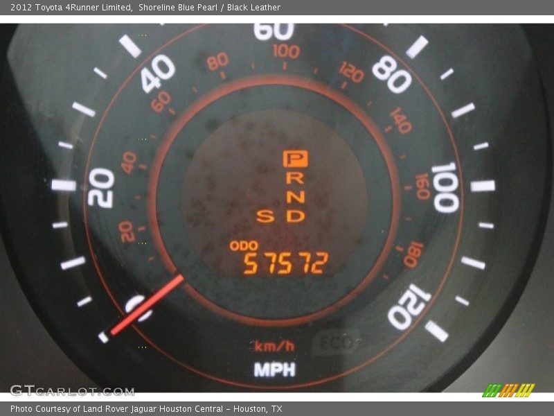 Shoreline Blue Pearl / Black Leather 2012 Toyota 4Runner Limited