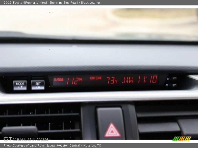 Shoreline Blue Pearl / Black Leather 2012 Toyota 4Runner Limited