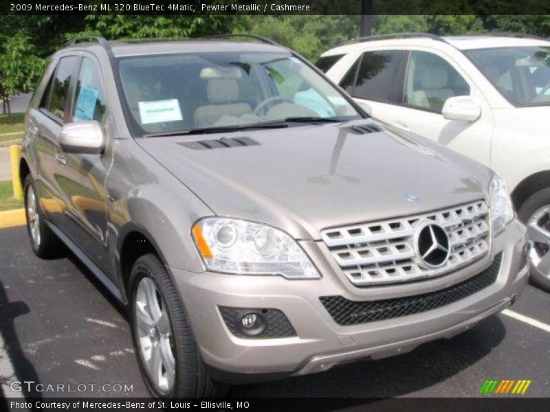 Pewter Metallic / Cashmere 2009 Mercedes-Benz ML 320 BlueTec 4Matic