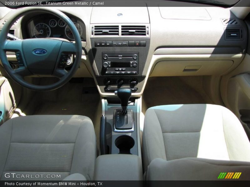 Titanium Green Metallic / Camel 2006 Ford Fusion SE