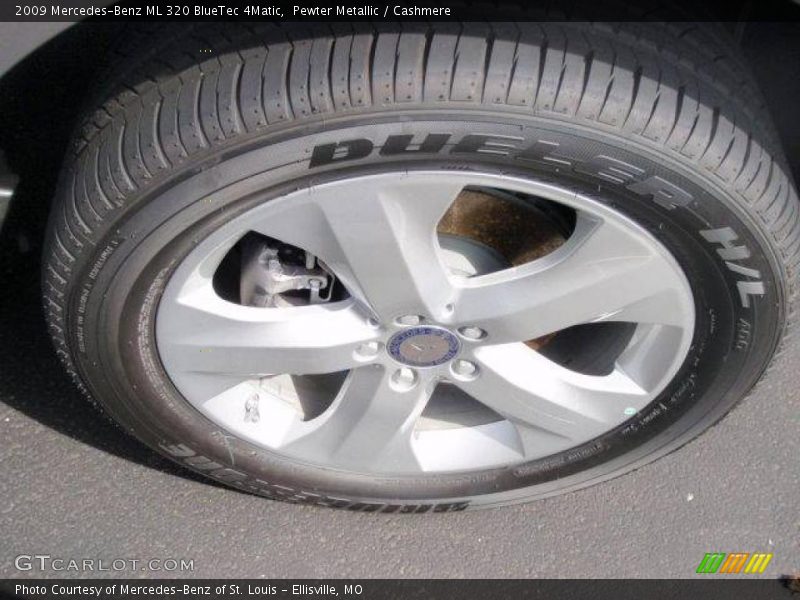 Pewter Metallic / Cashmere 2009 Mercedes-Benz ML 320 BlueTec 4Matic