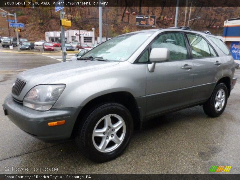 Millennium Silver Metallic / Ivory 2000 Lexus RX 300 AWD