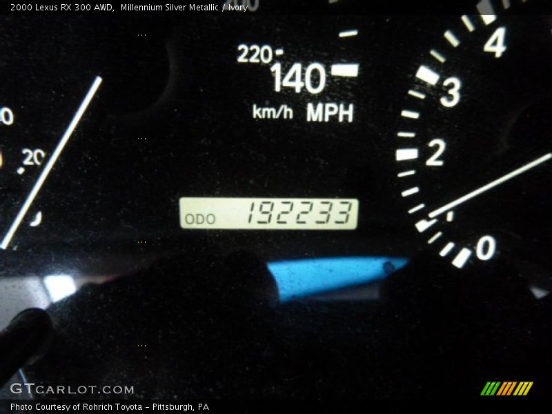 Millennium Silver Metallic / Ivory 2000 Lexus RX 300 AWD
