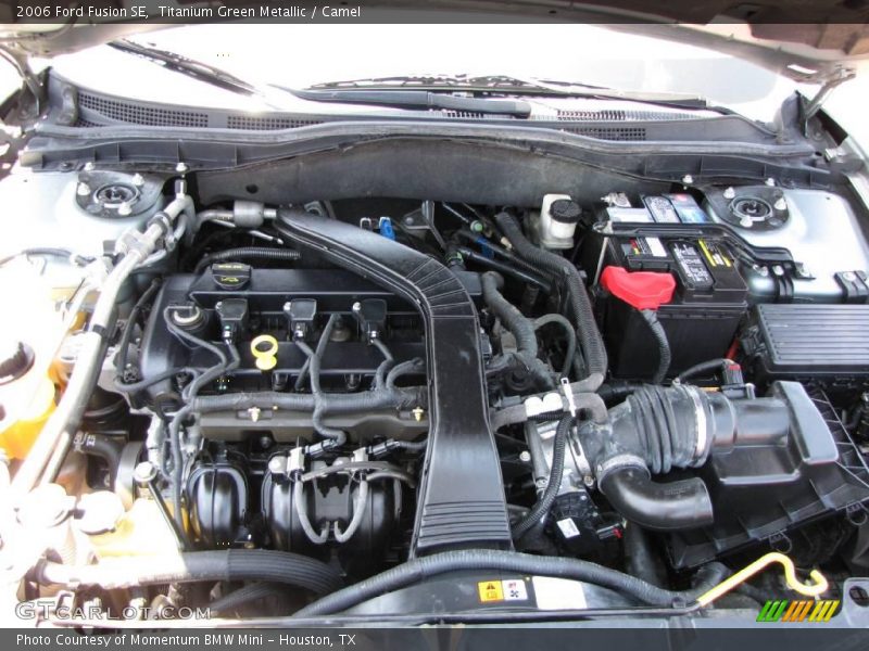 Titanium Green Metallic / Camel 2006 Ford Fusion SE