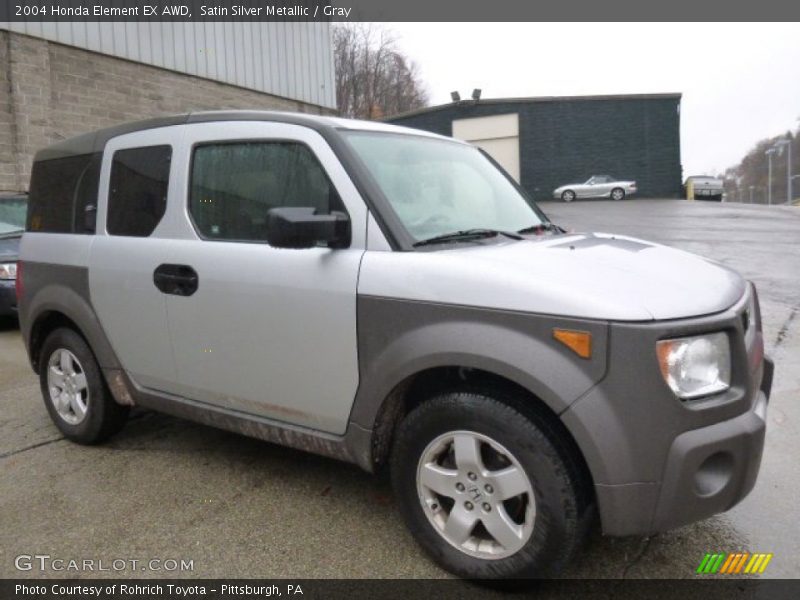 Satin Silver Metallic / Gray 2004 Honda Element EX AWD