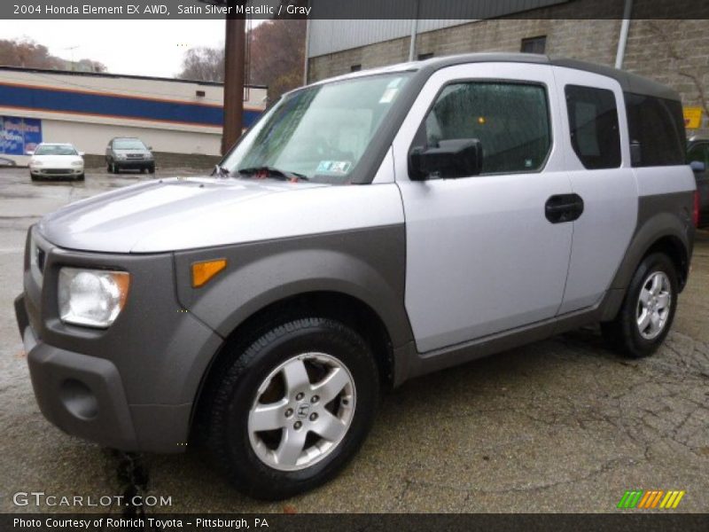 Satin Silver Metallic / Gray 2004 Honda Element EX AWD