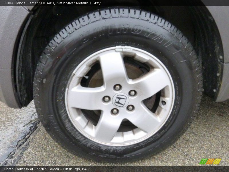 Satin Silver Metallic / Gray 2004 Honda Element EX AWD