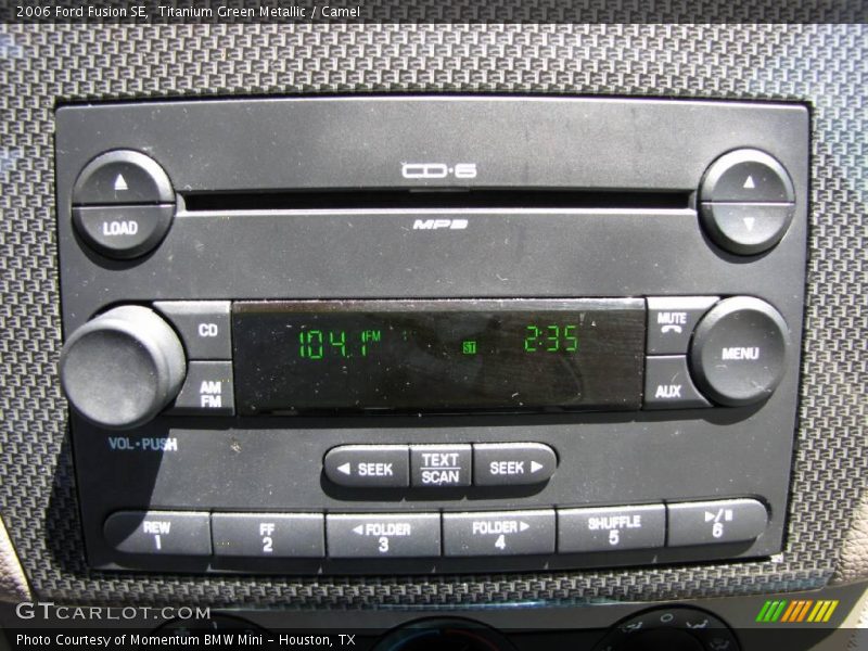 Titanium Green Metallic / Camel 2006 Ford Fusion SE