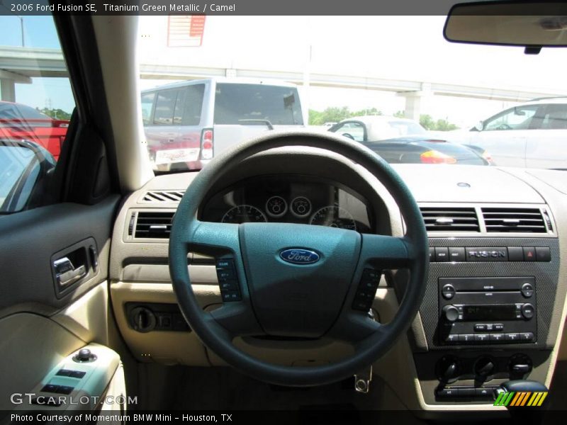 Titanium Green Metallic / Camel 2006 Ford Fusion SE