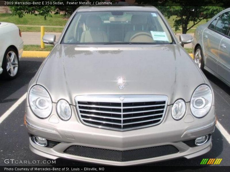 Pewter Metallic / Cashmere 2009 Mercedes-Benz E 350 Sedan