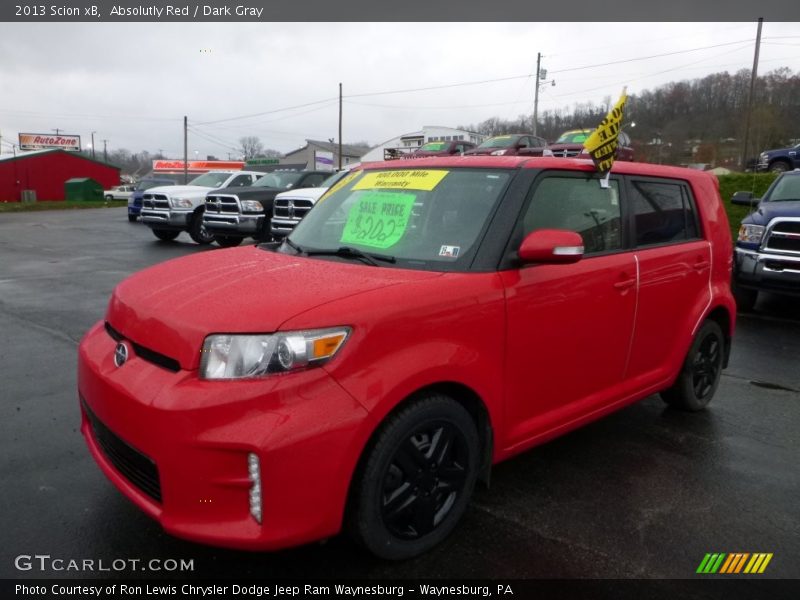 Absolutly Red / Dark Gray 2013 Scion xB