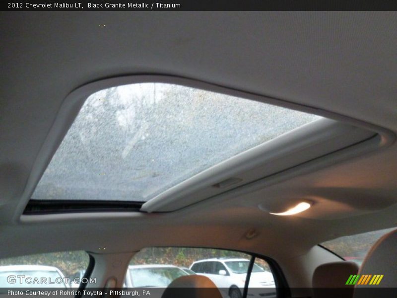 Black Granite Metallic / Titanium 2012 Chevrolet Malibu LT