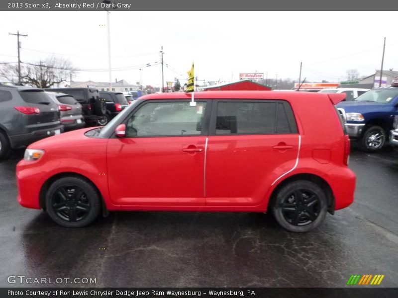 Absolutly Red / Dark Gray 2013 Scion xB