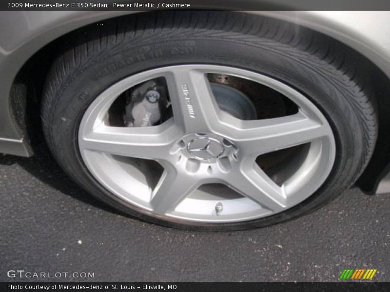 Pewter Metallic / Cashmere 2009 Mercedes-Benz E 350 Sedan