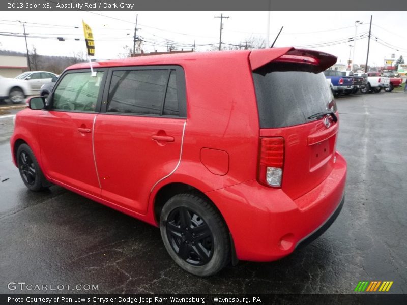 Absolutly Red / Dark Gray 2013 Scion xB