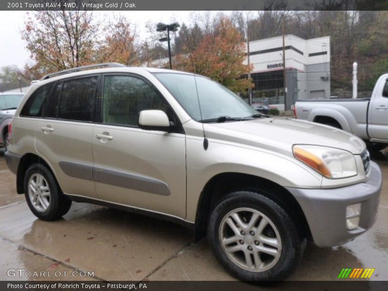 Vintage Gold / Oak 2001 Toyota RAV4 4WD