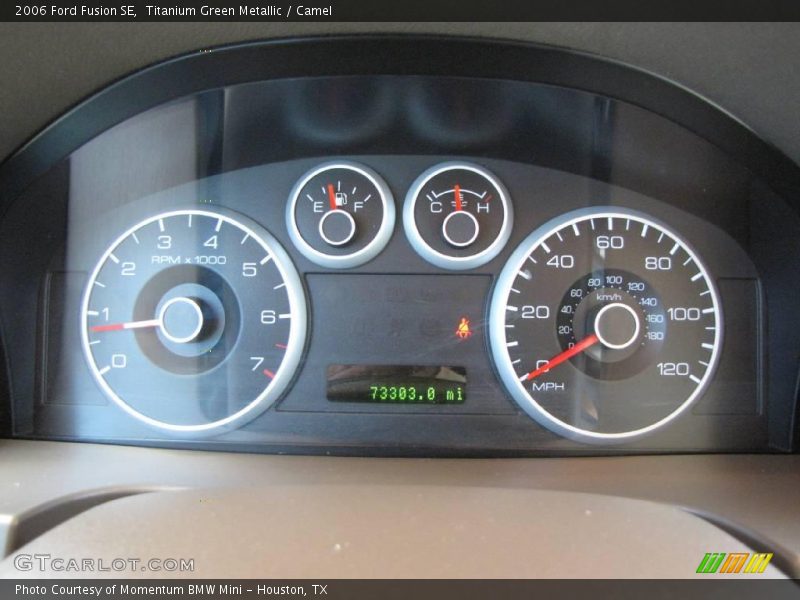 Titanium Green Metallic / Camel 2006 Ford Fusion SE