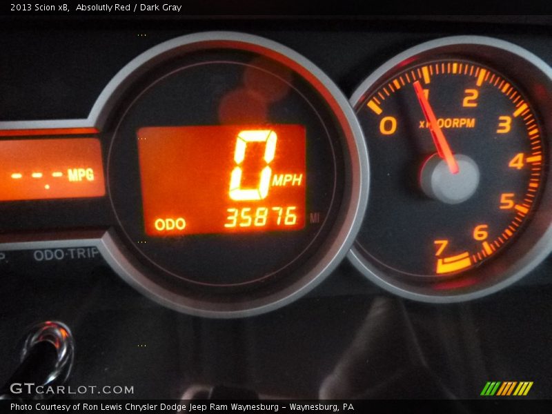 Absolutly Red / Dark Gray 2013 Scion xB