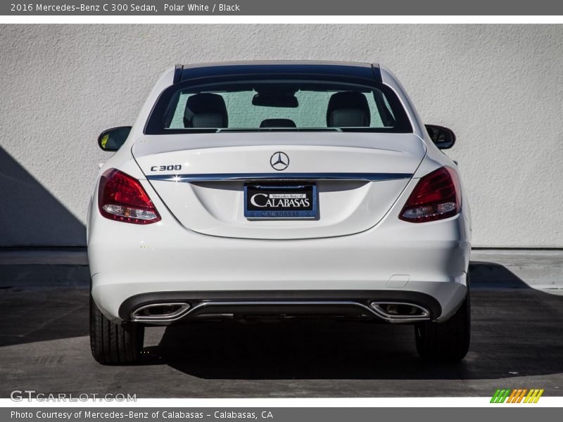 Polar White / Black 2016 Mercedes-Benz C 300 Sedan