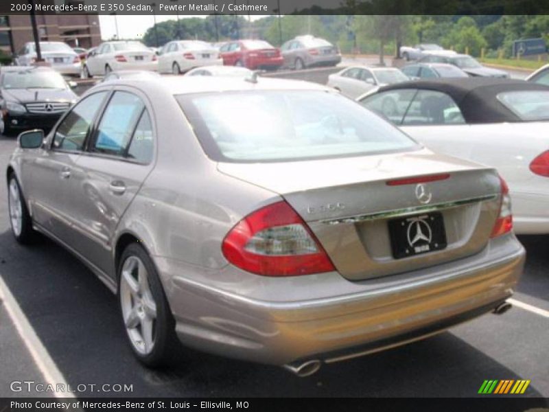 Pewter Metallic / Cashmere 2009 Mercedes-Benz E 350 Sedan