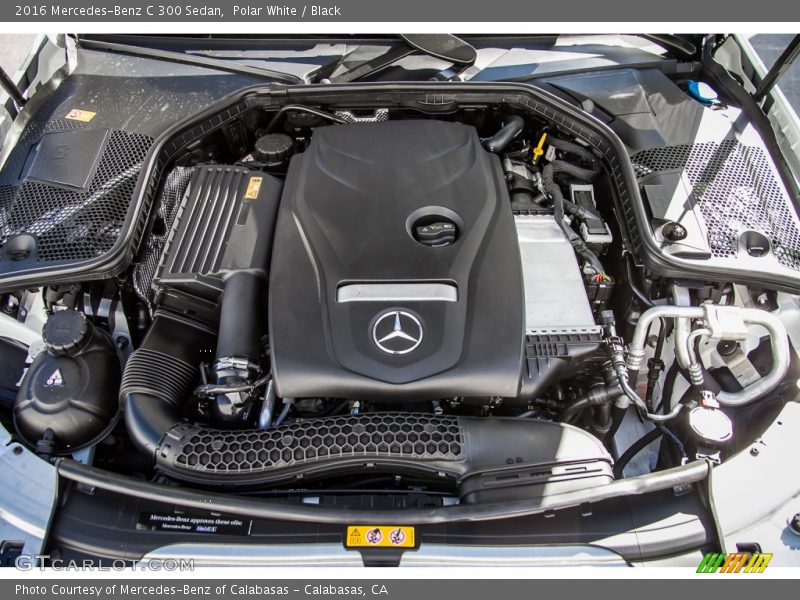 Polar White / Black 2016 Mercedes-Benz C 300 Sedan