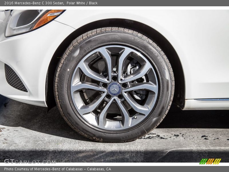 Polar White / Black 2016 Mercedes-Benz C 300 Sedan