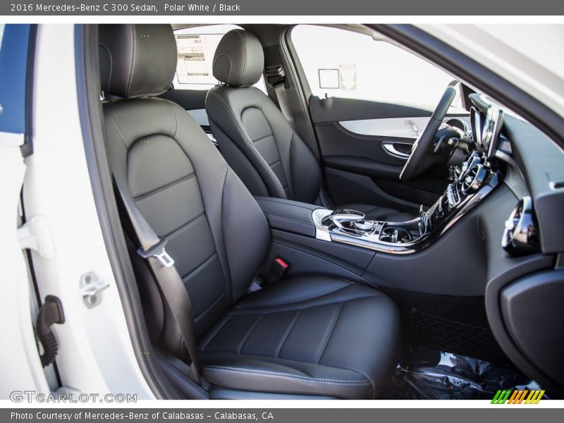 Polar White / Black 2016 Mercedes-Benz C 300 Sedan