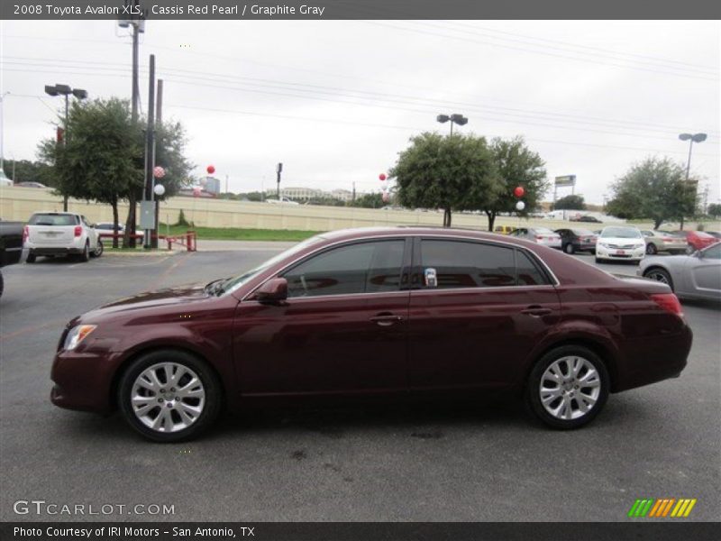 Cassis Red Pearl / Graphite Gray 2008 Toyota Avalon XLS