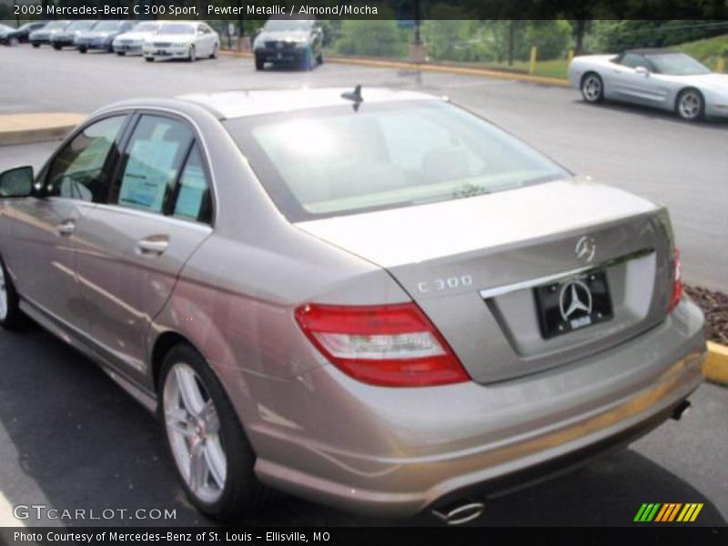 Pewter Metallic / Almond/Mocha 2009 Mercedes-Benz C 300 Sport