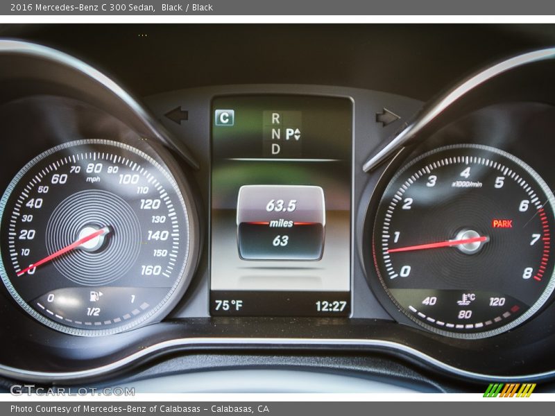 Black / Black 2016 Mercedes-Benz C 300 Sedan