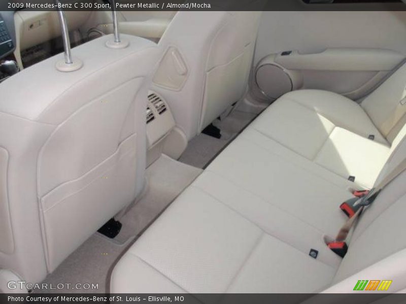 Pewter Metallic / Almond/Mocha 2009 Mercedes-Benz C 300 Sport