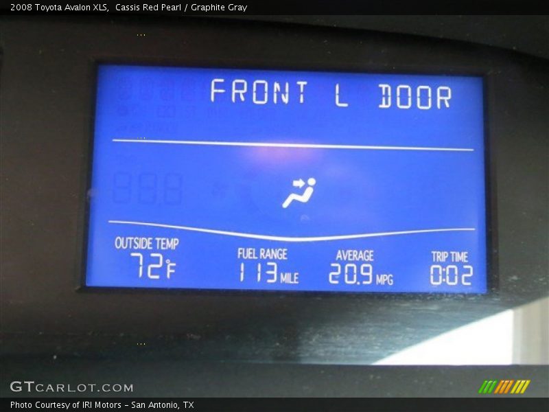Cassis Red Pearl / Graphite Gray 2008 Toyota Avalon XLS