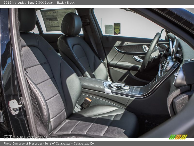 Black / Black 2016 Mercedes-Benz C 300 Sedan