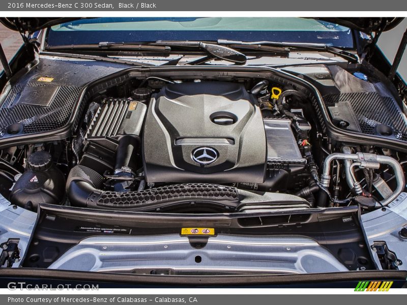 Black / Black 2016 Mercedes-Benz C 300 Sedan