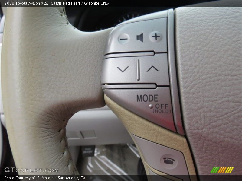 Cassis Red Pearl / Graphite Gray 2008 Toyota Avalon XLS
